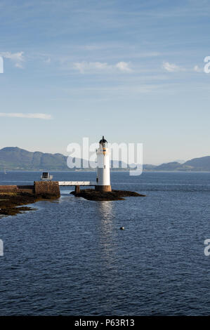 Belle Rubha nan Gall Phare près de Tobermory sur l'île de Mull en Ecosse Banque D'Images