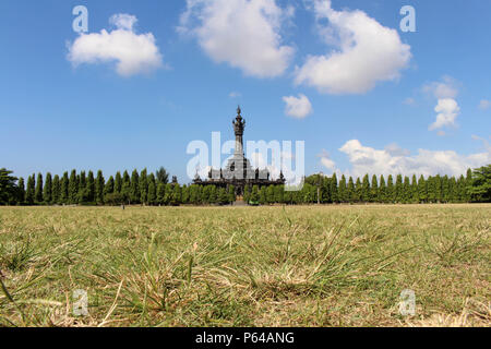 Le monument Bajra Sandhi de renon, en Indonésie. Commémorant la lutte du peuple balinais tout au long de l'histoire. Banque D'Images