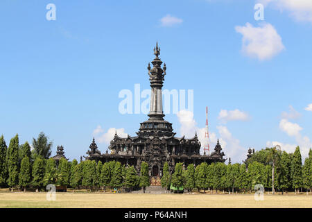 Le monument Bajra Sandhi de renon, en Indonésie. Commémorant la lutte du peuple balinais tout au long de l'histoire. Banque D'Images