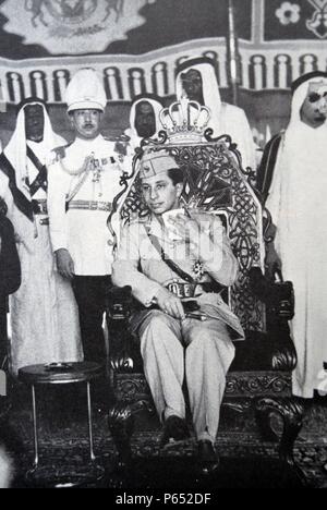 Faisal II (1935 - 14 juillet 1958) fut le dernier roi d'Irak. Il régna du 4 avril 1939 jusqu'en juillet 1958, lorsqu'il a été assassiné pendant la Révolution de Juillet 14 Banque D'Images