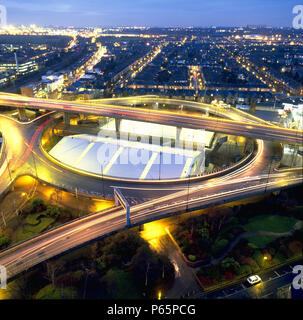 A40 Westway, Londres, Royaume-Uni. Banque D'Images