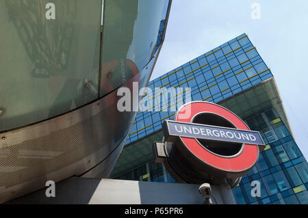 Bâtiment de la palestre, Southwark, London, UK. Conçu par Alsop Architects. Banque D'Images