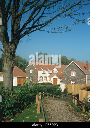 Cardiff, Cefn Mably. Développement du logement de luxe dans un parc de 5 hectares par Meadgate développeur régional Homes avec vue sur la campagne. Avis de reconstruit Banque D'Images