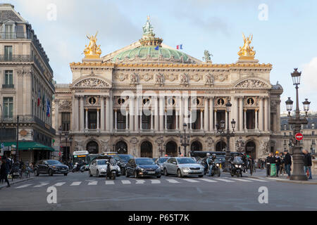 Le Palais Garnier, Opéra de Paris France Banque D'Images