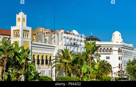 De l'architecture néo-mauresque à Alger, Algérie Banque D'Images