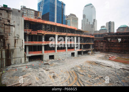World Trade Center, New York City, USA Septembre 2009 Banque D'Images