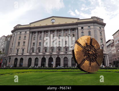 Place Meda Milan Banque D'Images