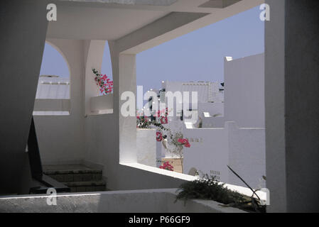 Resort bungalows, village d'Hurghada, Egypte Banque D'Images