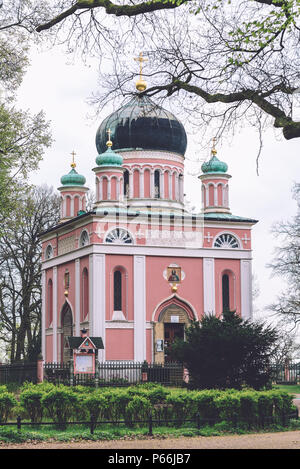 Alexander Nevsky Memorial Church à Potsdam Banque D'Images