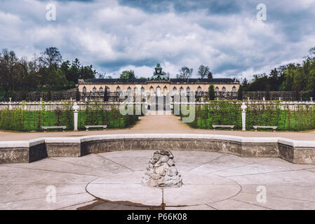 Galerie Photo de Sanssouci à Potsdam Banque D'Images