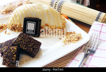 gâteau au chocolat Banque D'Images