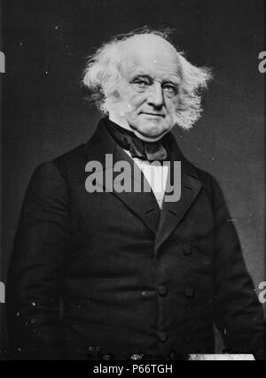Martin Van Buren (Décembre 5, 1782 - Juillet 24, 1862) a été le huitième président des États-Unis (1837-1841). Banque D'Images