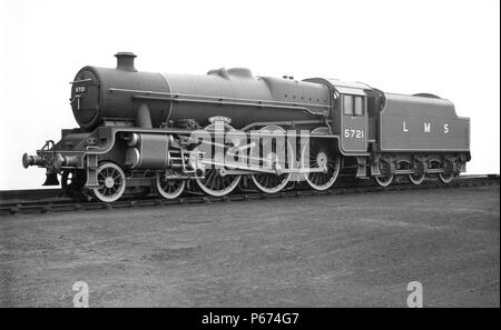 La Classe 4-6-0 du Jubilé LMS no5721 avec imprenable de modification de la chaudière. Juillet 1936 Banque D'Images