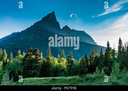 Mont Blakiston, Waterton Lakes National Park, Alberta, Canada Banque D'Images