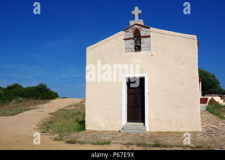 Golfo Aranci, SARDAIGNE. Nostra Signora del monte country church Banque D'Images