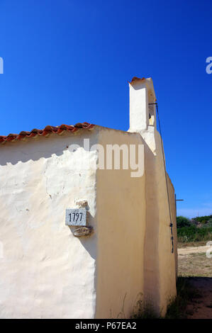 Golfo Aranci, SARDAIGNE. Nostra Signora del monte country church Banque D'Images