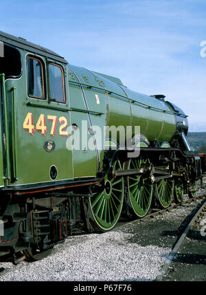 Comunidad de hangar. No.4472 Flying Scotsman. 12.04.1982. Banque D'Images