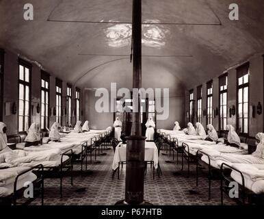 La tuberculose de l'hôpital de Hasköy ward pour les femmes ; Istanbul, Turquie 1900 Banque D'Images