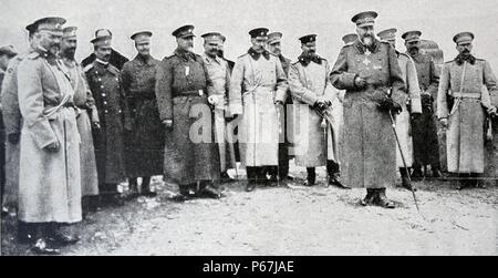 Ferdinand I (1861 -1948), était le prince de Bulgarie de 1887 à 1918 ; plus tard que tsar (1908-1918). ; pendant la première guerre mondiale 1915 Banque D'Images