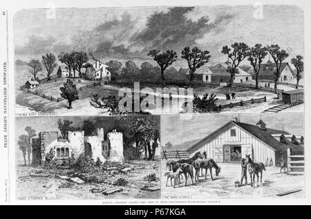 New York - Le président Grant's Farm, près de Saint Louis. Ulysses Grant a été le 18e président des États-Unis. Avant son mandat à titre de président, il a été commandant général et a conduit les armées de l'Union à la victoire sur la Confédération dans la guerre civile américaine. Banque D'Images