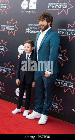 Edinburgh, Ecosse, Royaume-Uni. 21 Juin, 2018. Acteur, Matthieu Stagg, sur le tapis rouge pour le UK Film première du secret de Marrowbone, au Cineworld, Banque D'Images