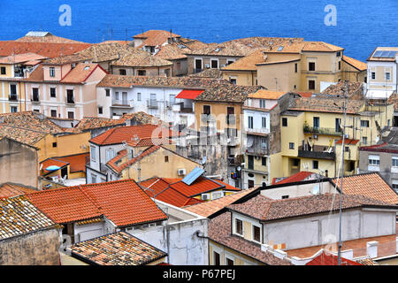 Architecture de Pizzo Calabro dans la province de Vibo Valentia, Calabre, Italie. Banque D'Images