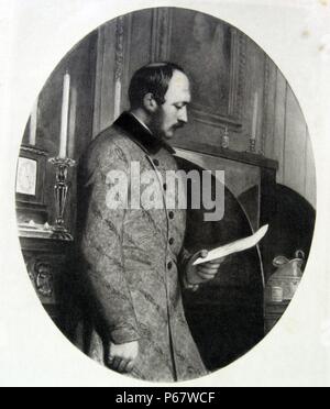 Prince Albert, le Prince Consort et époux de la reine Victoria en 1862 Banque D'Images