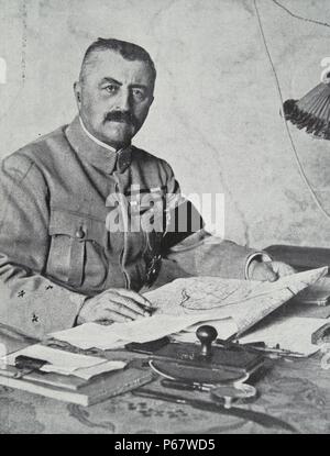 Louis François France d'Espèrey (25 mai 1856 - 8 juillet 1942) le général français pendant la Première Guerre mondiale. Commandant de la grande armée des alliés basés à Salonique, a mené la campagne macédonienne qui a causé l'effondrement du front sud et déclenché l'armistice Banque D'Images