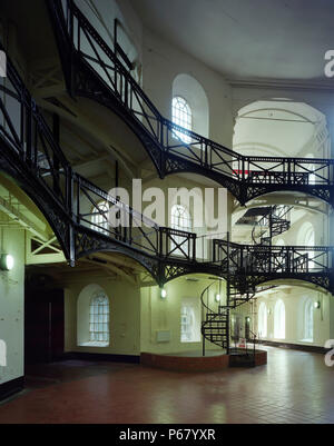 La prison, Crumlin Road fermée en 1996, maintenant un musée à Belfast, en Irlande du Nord. Conçu par sir Charles Lanyon, construit entre 1843 et 1845 l'un des th Banque D'Images