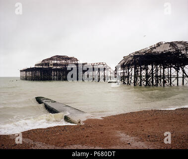 Jetée de l'Ouest, Brighton, East Sussex, UK Banque D'Images