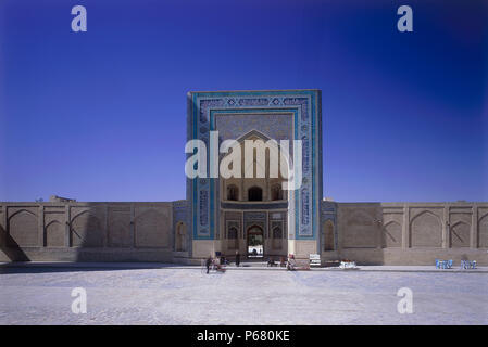 Mir-i-arab Madrassah école islamique. Boukhara, Ouzbékistan. Banque D'Images