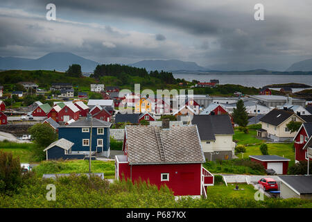 Le village de Bud, la Norvège. Banque D'Images