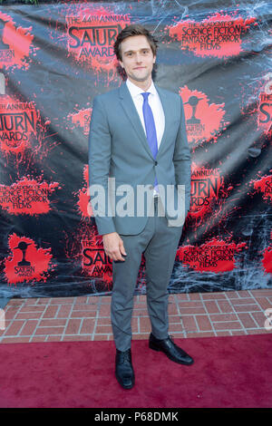 Burbank, Californie, USA. 27 Jun, 2018. Hartley Sawyer assiste à la 44e conférence annuelle des Récompenses de Saturne à Castaway, Burbank, Californie, le 27 juin 2018 Crédit : Eugene pouvoirs/Alamy Live News Banque D'Images