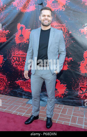 Burbank, Californie, USA. 27 Jun, 2018. Wes Chatham assiste à la 44e conférence annuelle des Récompenses de Saturne à Castaway, Burbank, Californie, le 27 juin 2018 Crédit : Eugene pouvoirs/Alamy Live News Banque D'Images