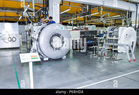 (180629) -- BEIJING, 29 juin 2018 (Xinhua) -- Photo prise le 25 mai 2018 montre Siemens (Shenzhen) Co., Ltd. par Résonance Magnétique à Shenzhen, province du Guangdong en Chine du sud. (Xinhua/Mao Siqian) Banque D'Images