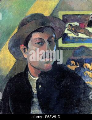 Eugène Henri Paul Gauguin 1848 - 8 mai 1903) artiste postimpressionniste française qui n'a pas été bien apprécié qu'après sa mort Banque D'Images