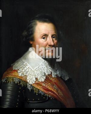 Portrait de Jean Casimir van Nassau-Dietz par Wybrand de Geest. Wybrand de Geest. Simonsz (1592 - 1661) est un peintre de portrait à partir de la Frise. Banque D'Images