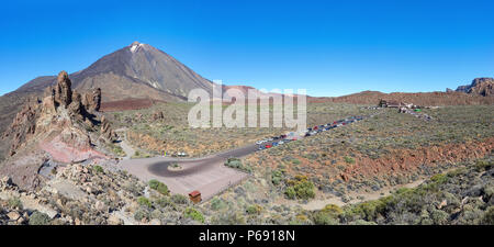 Parc national de Tenerife à la Roques de Garcia Banque D'Images