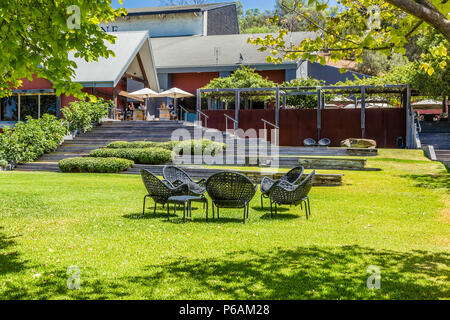 Hollydene Estate Wines situé dans la partie supérieure en plaines Jerrys Hunter Banque D'Images