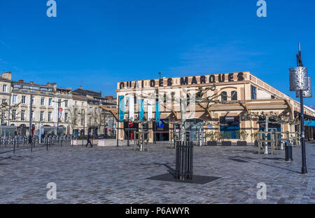 Sud-ouest de la France, Bordeaux, Quai des marques shed Banque D'Images