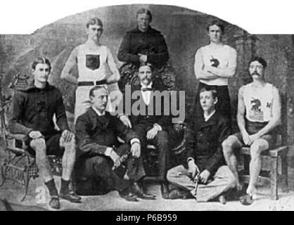 US 1896 athlètes olympiques. Banque D'Images