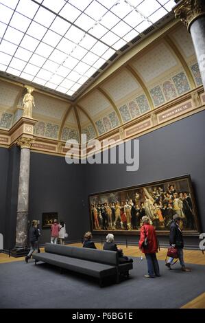 La Hollande. Amsterdam. Rijksmuseum. L'intérieur. Banque D'Images