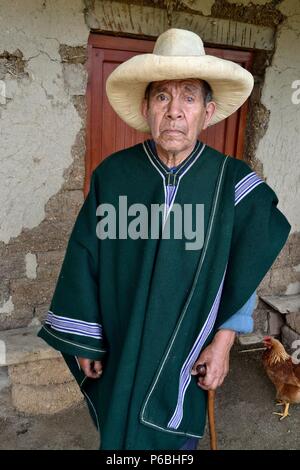 Agriculteur de Las Huaringas PULUN ' ' - HUANCABAMBA.. .Département de Piura au Pérou Banque D'Images