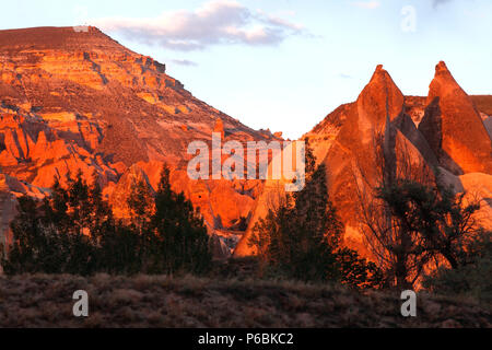 La Turquie, l'Anatolie centrale, la Cappadoce, Nevşehir province, Cavusin, Meskendir valley Banque D'Images