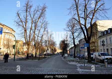 Les rues de Potsdam, capitale et plus grande ville du land de Brandebourg Banque D'Images