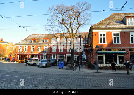 Les rues de Potsdam, capitale et plus grande ville du land de Brandebourg Banque D'Images