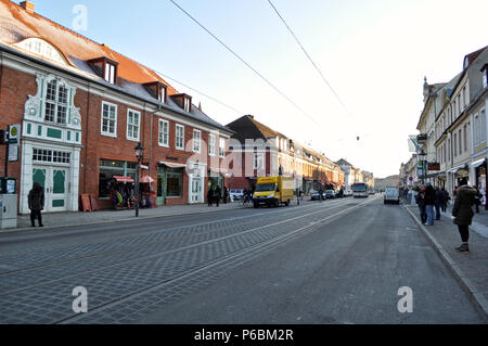 Les rues de Potsdam, capitale et plus grande ville du land de Brandebourg Banque D'Images