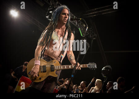 Segrate (MI), le 28 juin. NOFX effectue @ Circolo Magnolia. Punk au festival Drublic © Davide Merli / Alamy Live News Banque D'Images