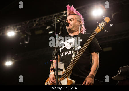 Segrate (MI), le 28 juin. NOFX effectue @ Circolo Magnolia. Punk au festival Drublic © Davide Merli / Alamy Live News Banque D'Images