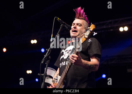 Segrate (MI), le 28 juin. NOFX effectue @ Circolo Magnolia. Punk au festival Drublic © Davide Merli / Alamy Live News Banque D'Images